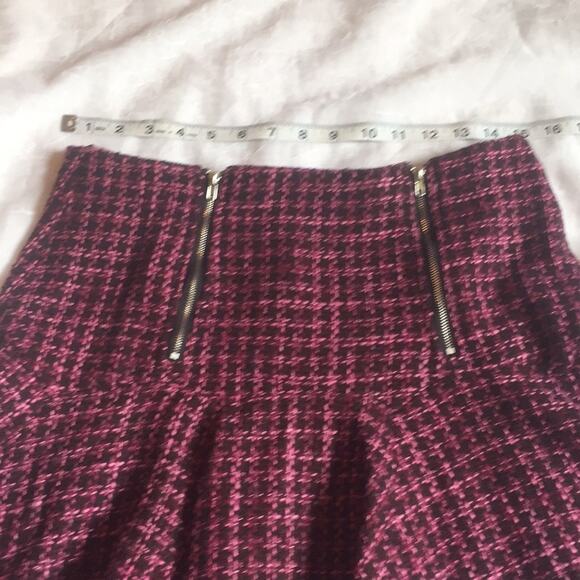 Freeway high waist fit and flair tweed zipper skirt, L - Picture 6 of 11